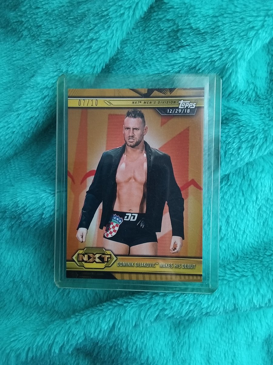 kurtis_defender's tweet image. New card to my collection.😎❤️
Dijak is the best.
#wrestlingcards #cardcollection