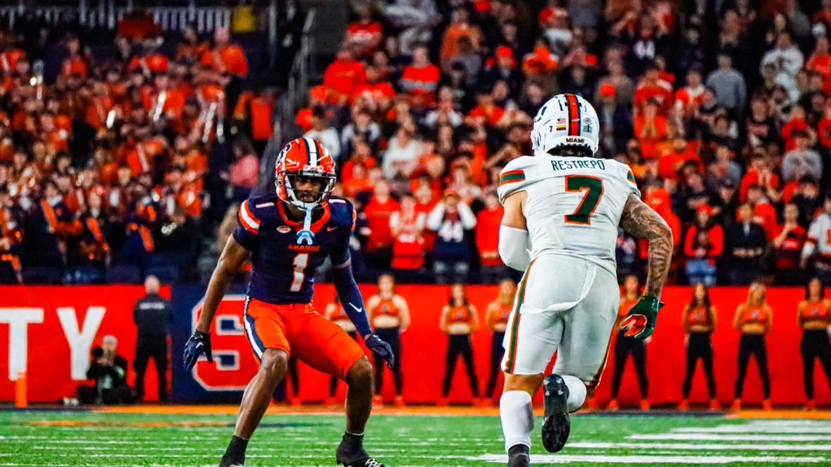 Beyond grateful for my time at Syracuse University and everything this program has given me. I want to thank my coaches, teammates, trainers for supporting me on this journey. I have decided to enter my name into the transfer portal with two years of eligibility remaining. 🙏🏾