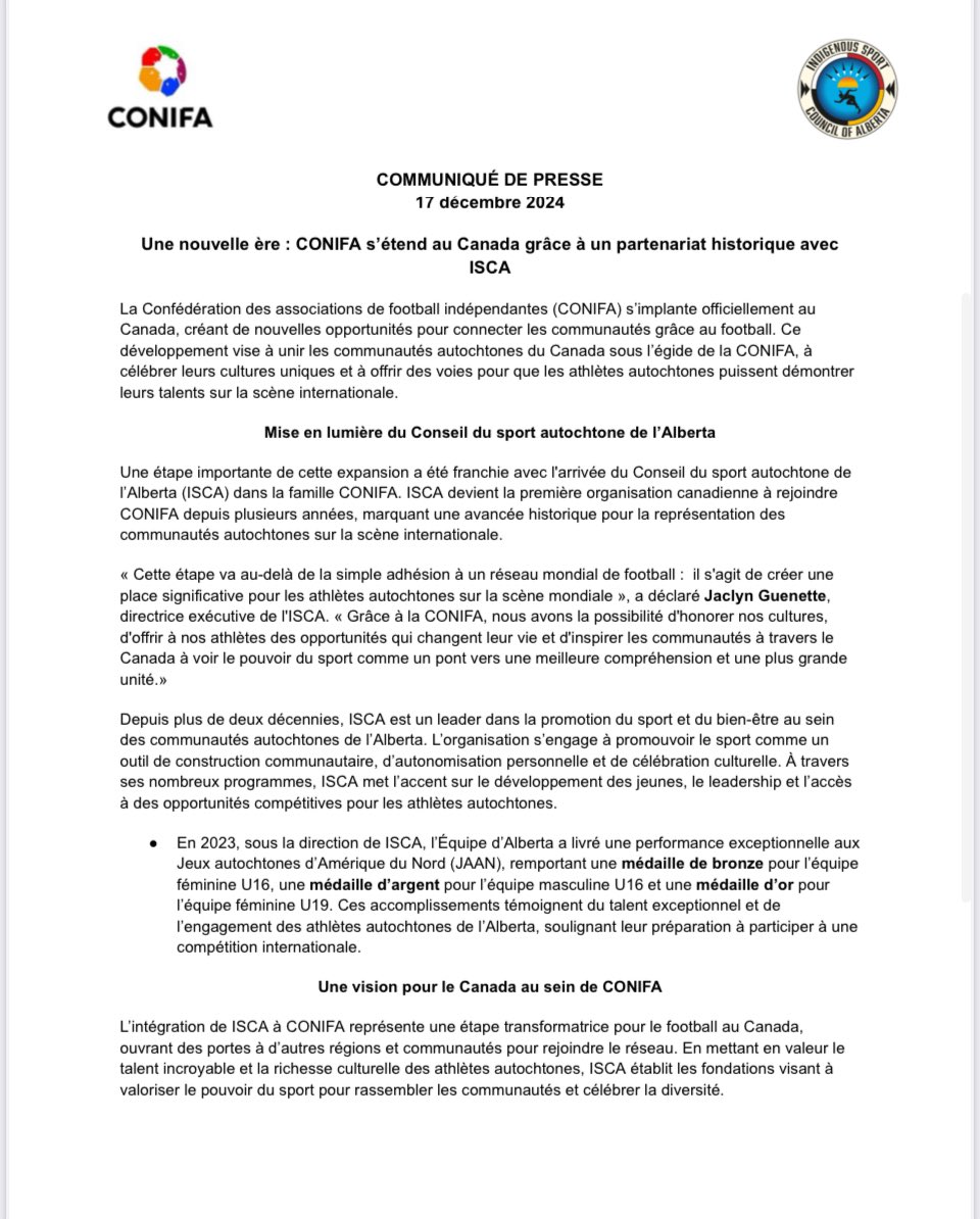 CONIFA: North, Central America & Caribbean tweet media