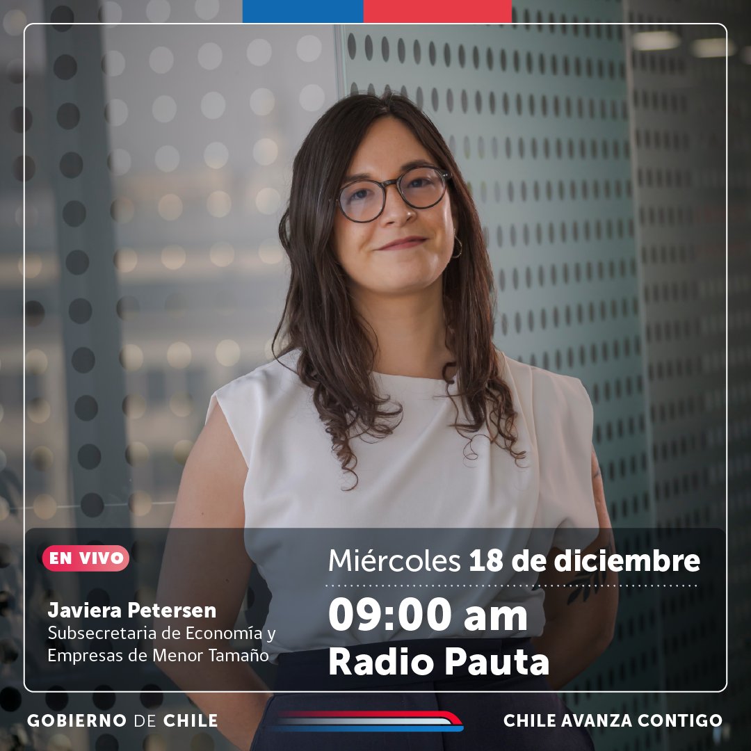 EconomiaSubse's tweet photo. 📻 Tras la aprobación del proyecto que crea #Afide, la Agencia de Financiamiento e Inversión para el Desarrollo, por la @Camara_cl, la subsecretaria de Economía, Javiera Petersen, estará en “Mercado Central” de @Pauta_cl este miércoles a las 9 AM.

🎙️ Nos escuchamos en la 100.5 FM o en https://t.co/Y7xrTRRjjB