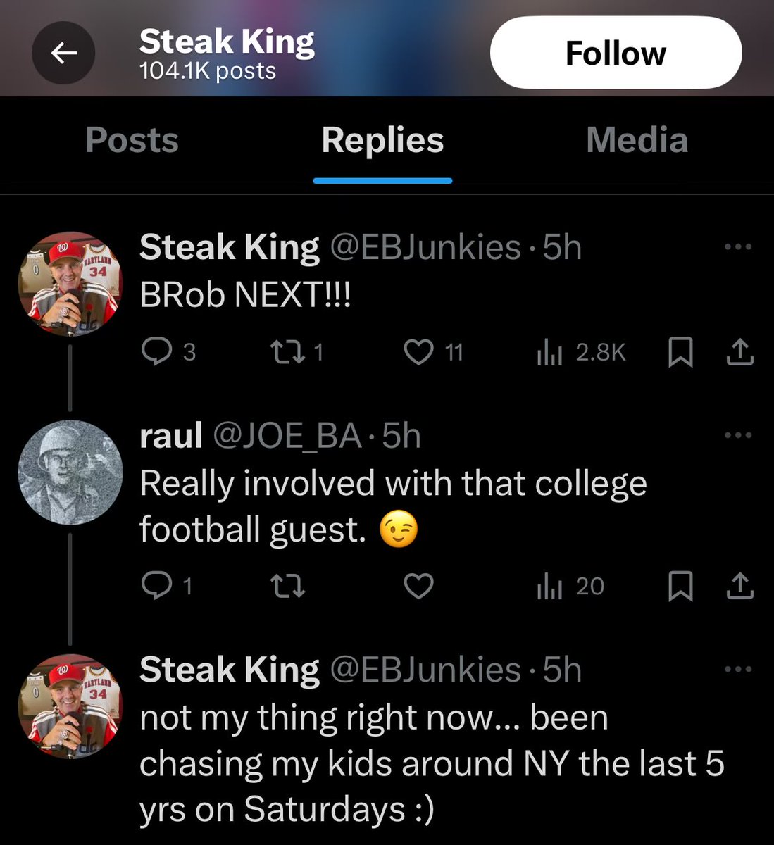 eb_likes's tweet image. @Larry_Bishop_ last I checked, millions of parents do the same and work 40+ hour jobs….

#CommonManProblems