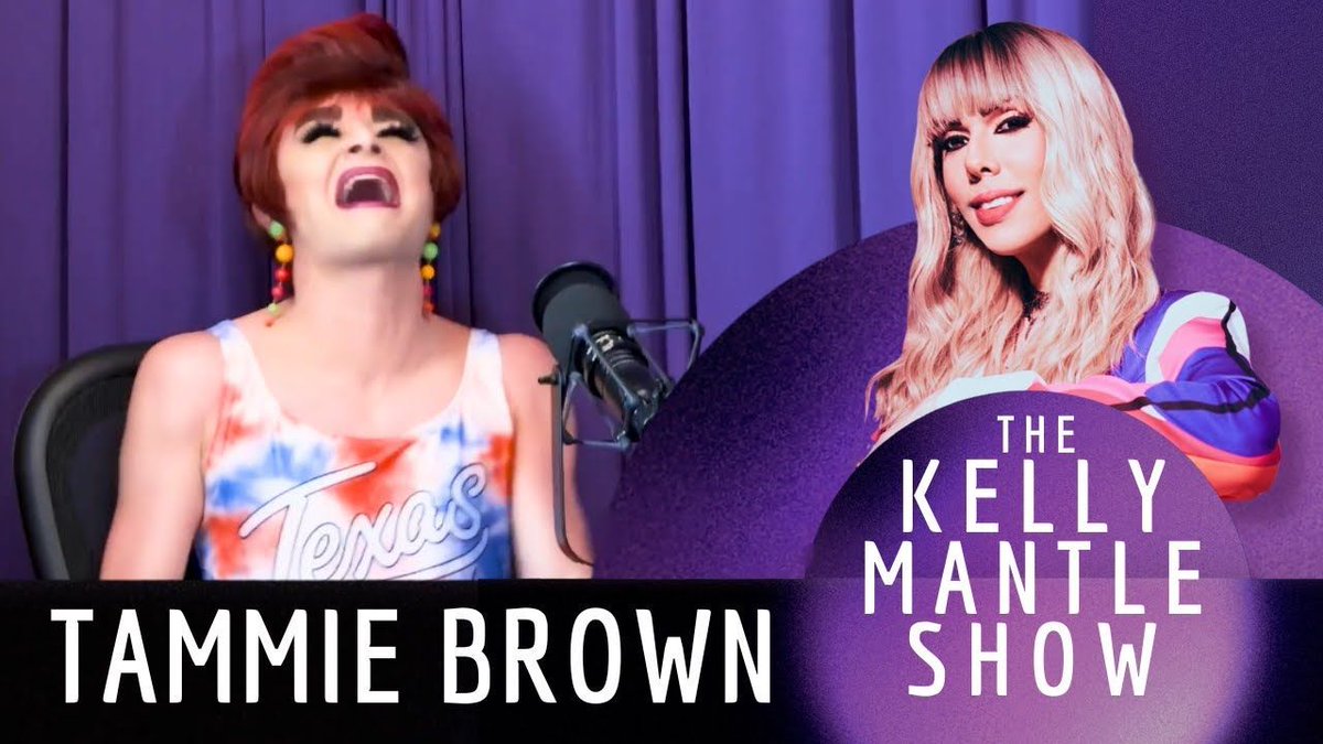 socialitelife's tweet photo. #QuickDrag: While a lot of Drag Race queens have podcasts, you haven’t seen one like this before. Season 6’s @thekellymantle brings us her very own podcast, and for the premiere episode, she welcomes her BFF @thetammiebrown for some eccentric chit-chat. https://t.co/zwcFUVw9rP https://t.co/ajAXD1Tz2S