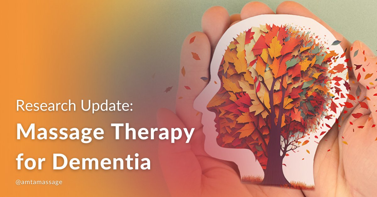 In 2020, more than 55 million people worldwide were living with dementia — a number projected by <a href="/AlzDisInt/">ADI</a> to increase to 78 million by 2030. With dementia cases on the rise, delve into research that explores how #massage can make a positive impact: bit.ly/3OXigZC