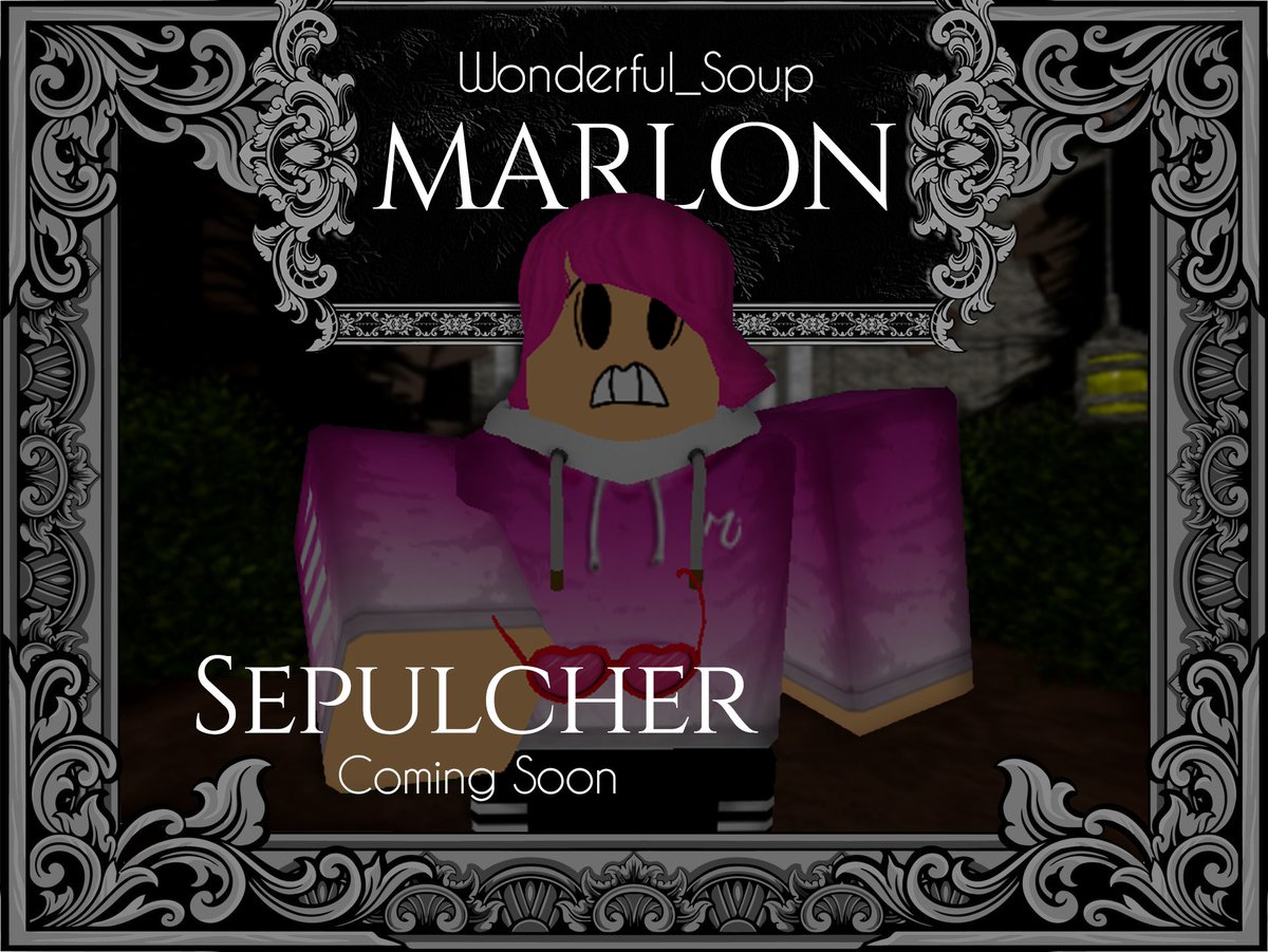 NotEthanexe's tweet photo. He's terrified, but he's got the spirit. Starring Wonderful_Soup as Marlon in #Sepulcher #ROBLOX  #horror https://t.co/0TC2DT76a0