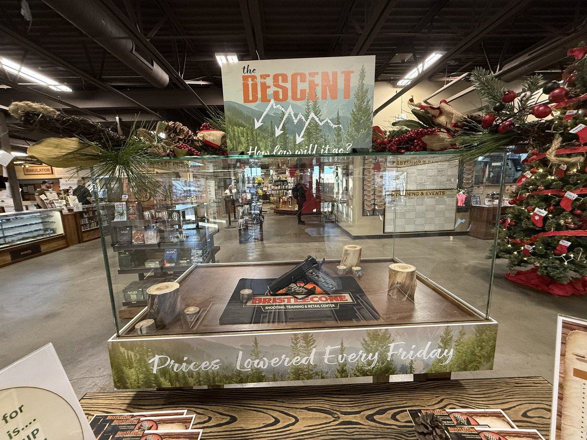 BConeShooting's tweet image. Another price drop for our “The Descent” item in-store. The price drops every week (significantly- like $100+) until it sells! Come check it out #fallingprice #thedescent #deal #bstrc