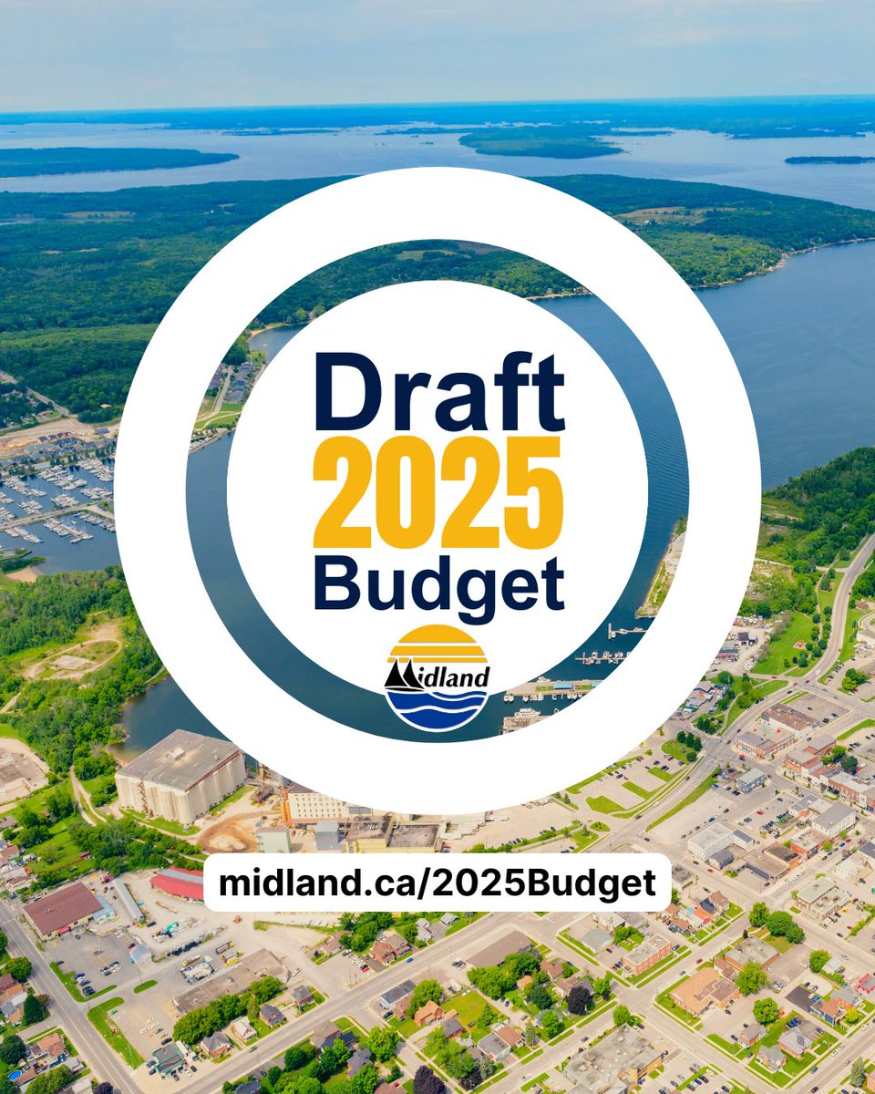 The Town of Midland Draft 2025 Budget was released to the public and is available on the Town’s website.
 
Visit midland.ca/2025Budget to view the full document.
