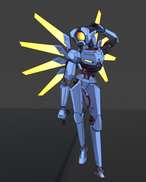 Gabe343XXX's tweet photo. I was messing around with a V1 model in blender and bros absolutely hitting that shit
would you believe me if i said this was accidental
Model by @xetirano 
#Ultrakill #V1 #Blender https://t.co/2ZzfhrgrmH