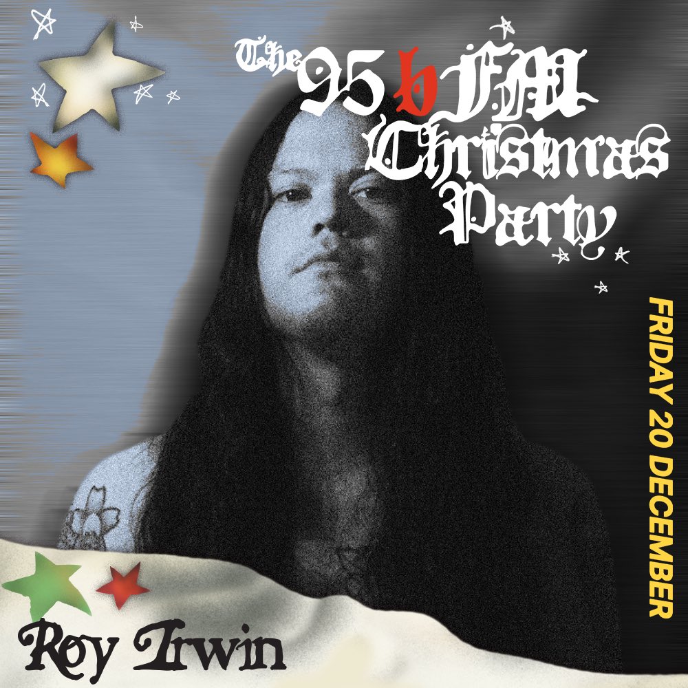 known for their emotive indie-pop stylings, poetic, shadowy lyrics, and guitar playing that evokes a sense of joy and energy, we’re thrilled to have the wonderful Roy Irwin joining us at The 95bFM Christmas Party this Friday 🎄

GA is $25 through the link in our bio!!