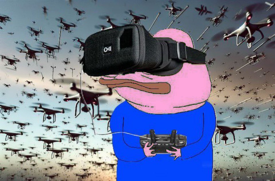 Everyone panicking because of drones $PORK

Me: