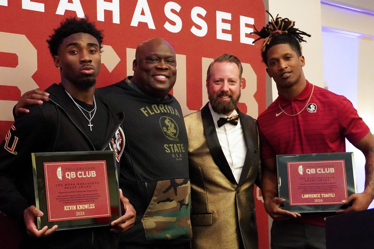 Bob Crenshaw &amp; Monk Bonasorte Heart Award
Lawrence Toafili and Kevin Knowles