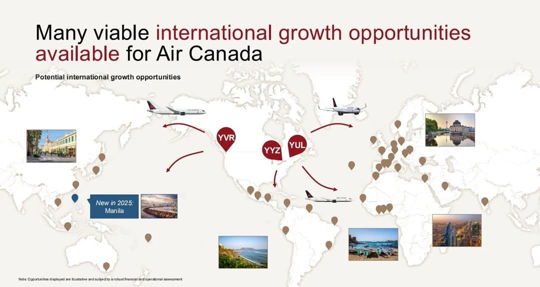 Az #aircanada visszatérést tervez Budapestre.