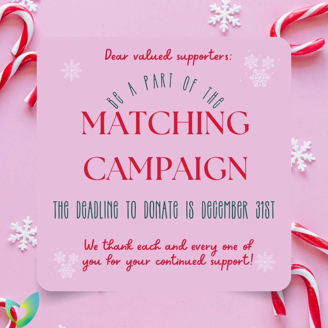FriendsofPCW's tweet image. Be a part of something life changing this Christmas. Your gift can go twice as far through our Matching Campaign! ❤️
 Please be sure all donations are submitted by December 31st!
👇Link to donate!👇
onecau.se/_7dbk91