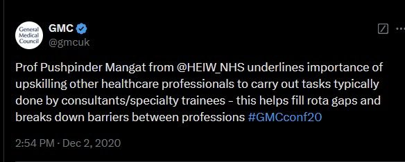 Claps0000's tweet photo. Happy new year everyone! Out with the bad (@drcolinm) and in with the..... bad?!
@gmcuk giving us our Christmas presents early this year with PA registration and now this ladder puller 🥳 #defundgmc
No whistleblowers! GMC staff are rotten to the core, each and every one. 💩 https://t.co/hma7Fik7MY