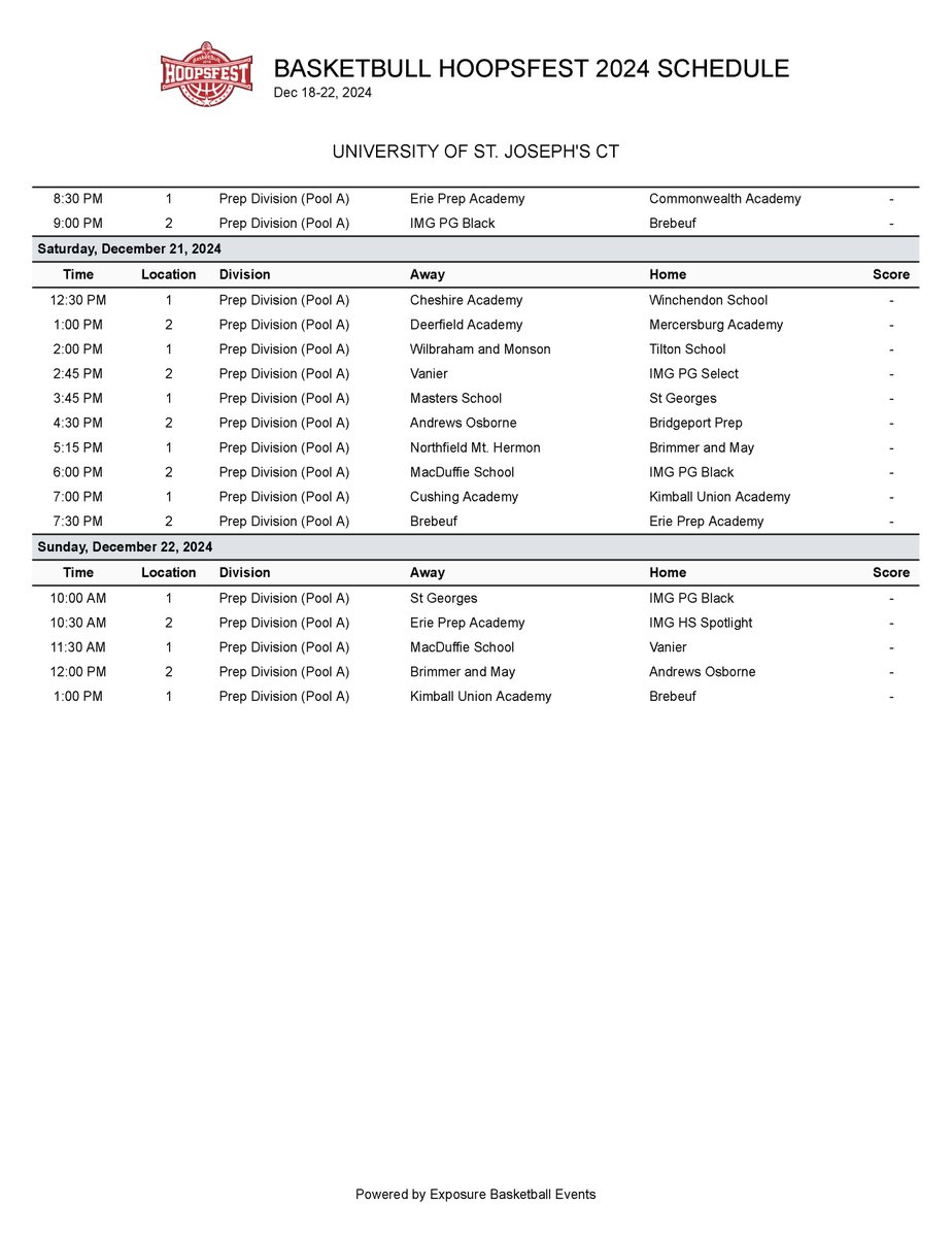 BasketBull (@basketbullhoops) on Twitter photo The HoopsFest kicks off tomorrow at <a href="/USJ_BlueJays/">USJ Blue Jays</a> in W. Hartford, CT. Event is open to the public with day or entire week passes available. Come see some of the regions best players compete! Schedule!! The HoopsFest kicks off tomorrow at <a href="/USJ_BlueJays/">USJ Blue Jays</a> in W. Hartford, CT. Event is open to the public with day or entire week passes available. Come see some of the regions best players compete! Schedule!!