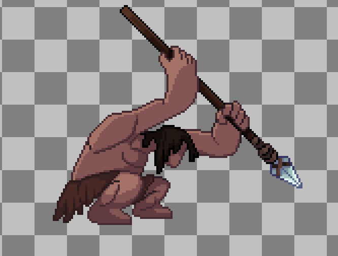 cristaraptor's tweet image. part of a pixel art