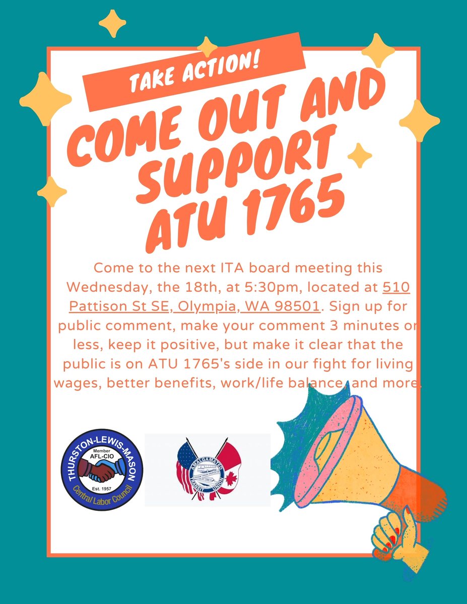 Thurston-Lewis-Mason Central Labor Council tweet media