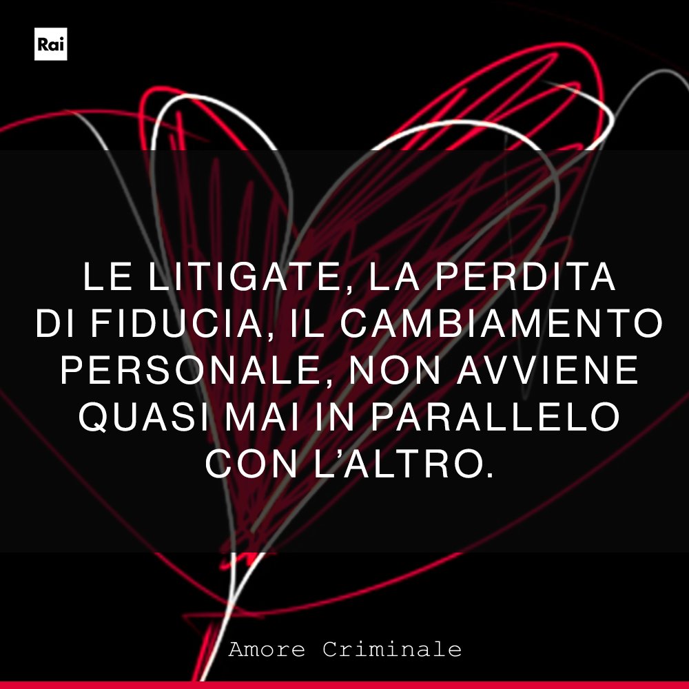 "La matrice di ogni femminicidio è il possesso".
Anche nella storia di Alessandra.

Segui #AmoreCriminale su Rai3