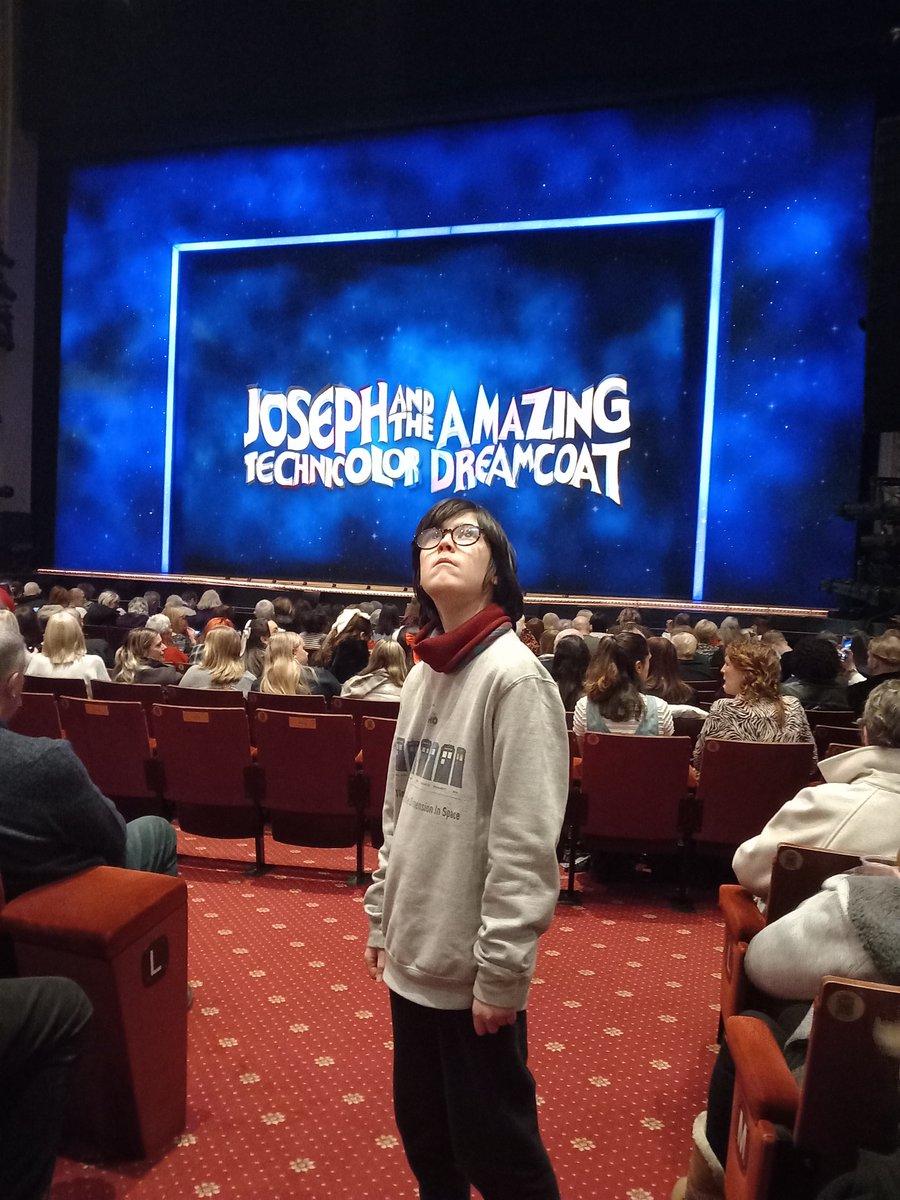 Mix Up Theatre (@mixuptheatre) on Twitter photo Sam (Age 12) was the Mix Up Theatre Press V.I.P. at <a href="/edinplayhouse/">Edinburgh Playhouse</a> for <a href="/JosephMusical/">Joseph the Musical</a>
"This performance is comical, yet dark at the same time. The acting and singing were phenomenal, the narrator excelled at the part. Even the set never failed to amaze.
Four stars" Sam (Age 12) was the Mix Up Theatre Press V.I.P. at <a href="/edinplayhouse/">Edinburgh Playhouse</a> for <a href="/JosephMusical/">Joseph the Musical</a>
"This performance is comical, yet dark at the same time. The acting and singing were phenomenal, the narrator excelled at the part. Even the set never failed to amaze.
Four stars"