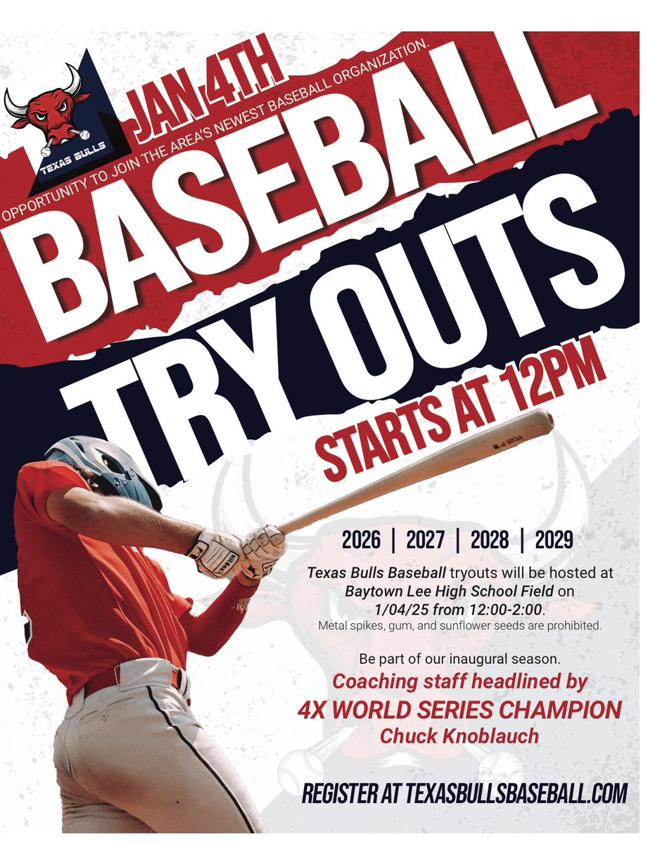 Updated tryout information.