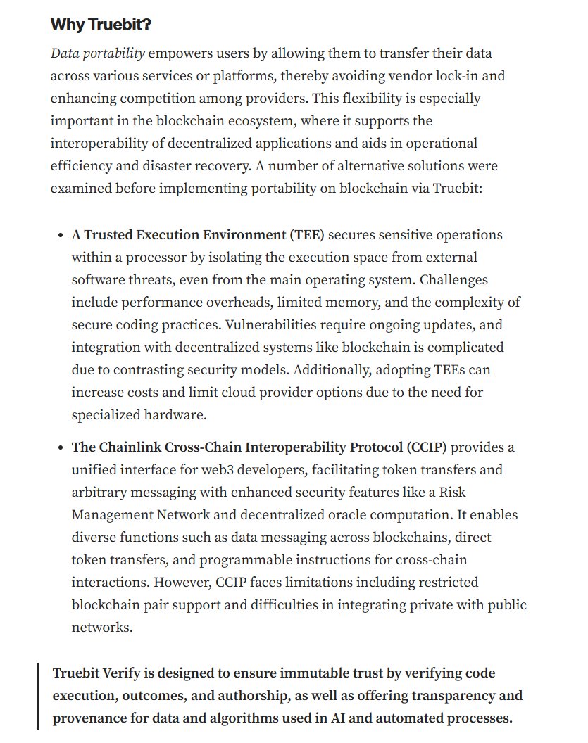 IstariBTC's tweet photo. It was never #TrueBit vs. #Chainlink, but here is #Quadrans describing why #TrueBit is preferential to their use case.
full article: https://t.co/GsGsfZ6tY0
#cryptocurrency #RWA #verification https://t.co/ilCjx86xn9