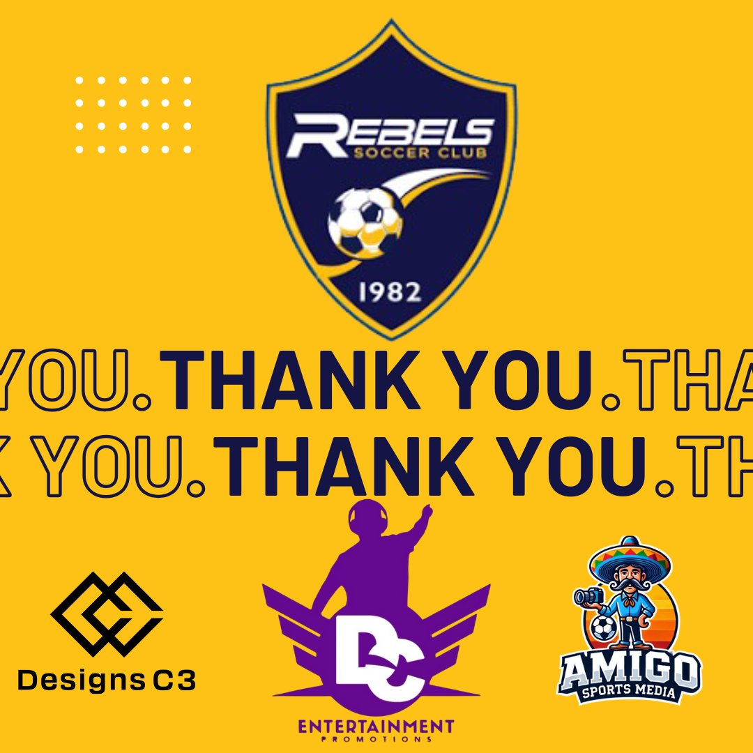 Rebelsscadult's tweet image. We want to say thank you to our main sponsors this year.

Without your support, this season would not have been as successful as it was.

We look forward to the adult teams growth in 2025, and we have some exciting news being announced in January. 

#RebelsSC  #ChulaVista #ProRel