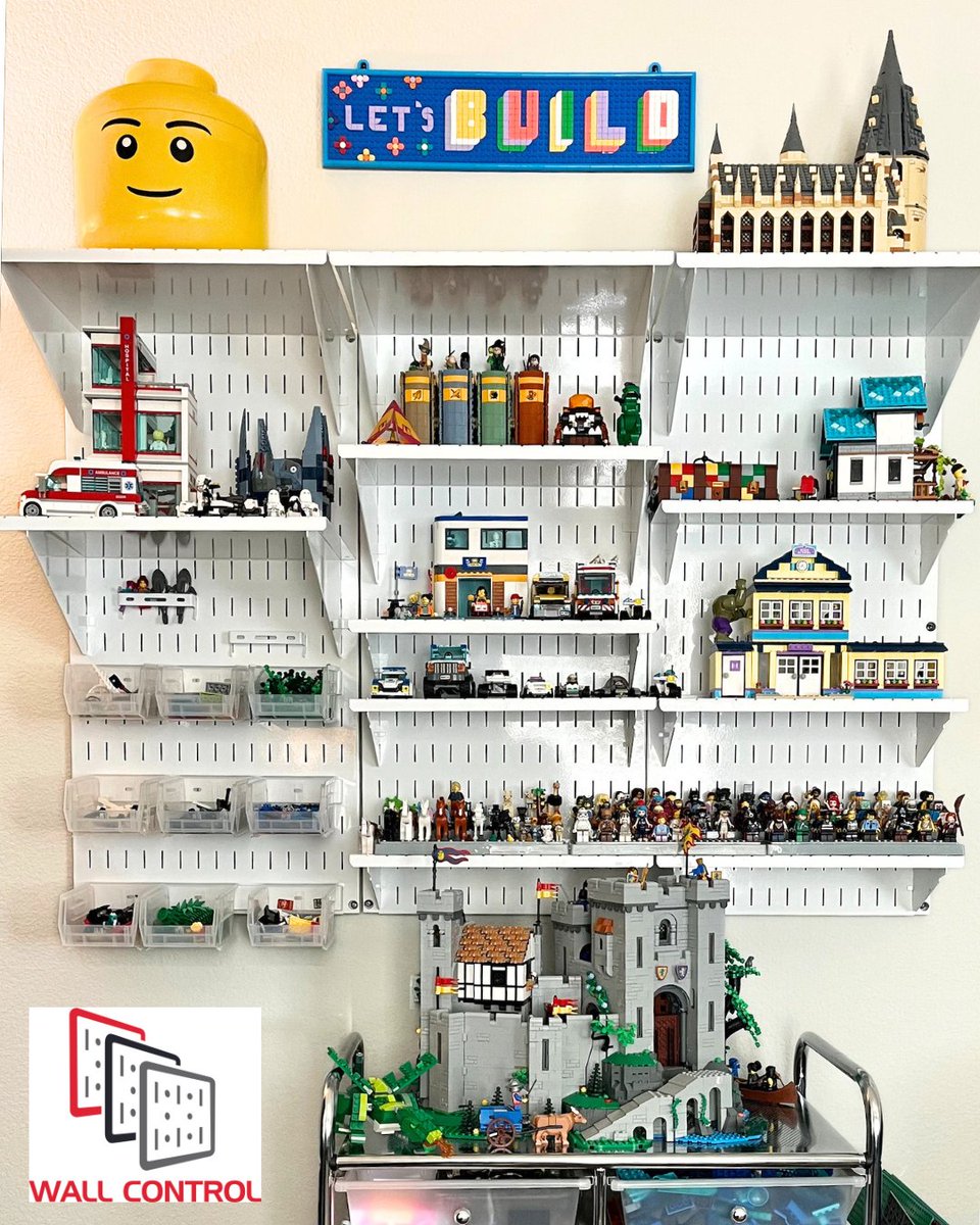 Maximize your LEGO display and storage with this sleek Wall Control metal pegboard setup by Jennie! Perfect for organizing builds, minifigs, and pieces while keeping your collection beautifully showcased.

#LEGOOrganization #PegboardStorage #CreativeSpaces