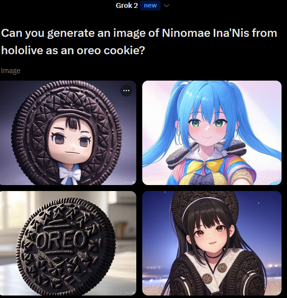 AndyNoumouse's tweet photo. Oreo Ina... 
This Ai aint quite there yet. https://t.co/Zl46IfzOkZ