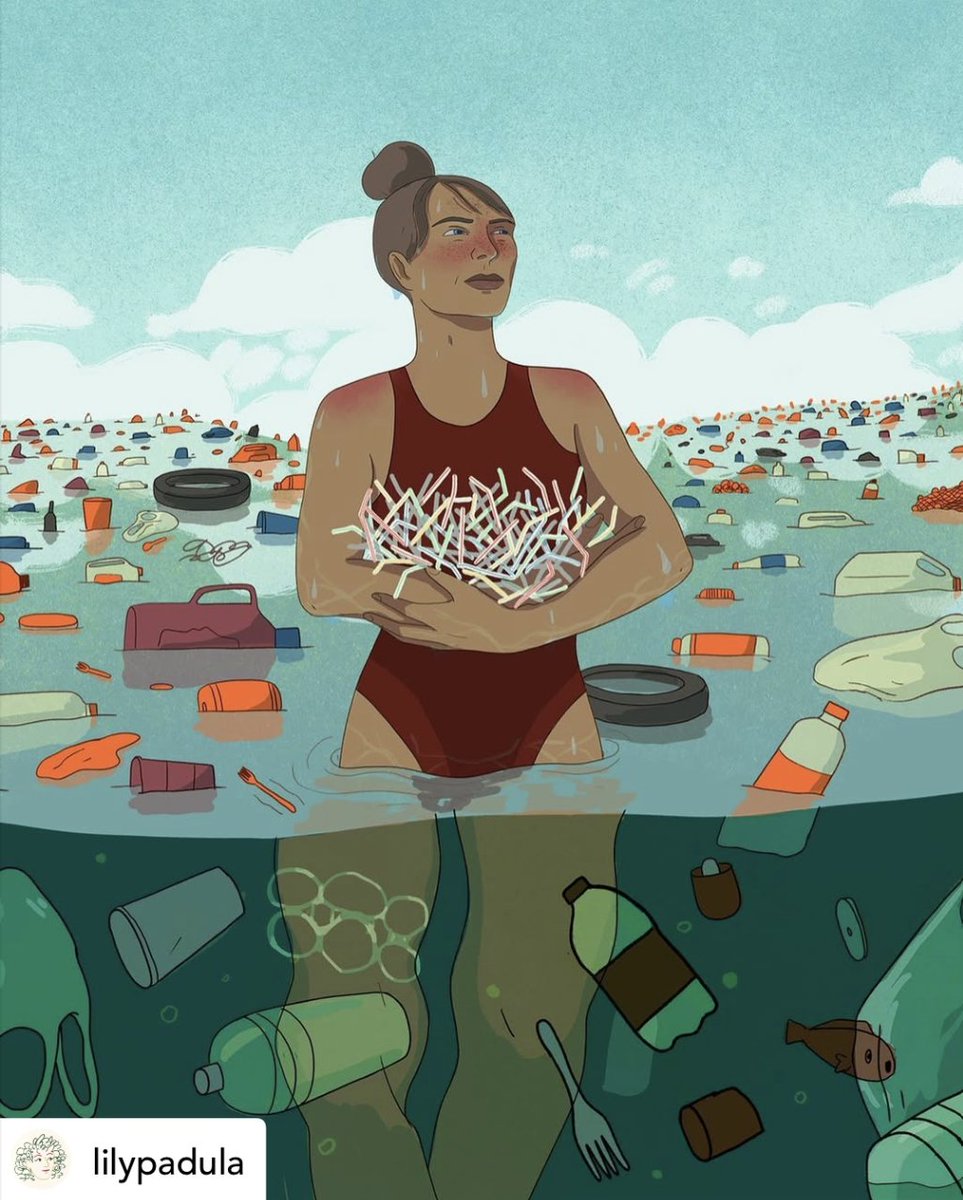 Cleaner California Coast (@cleanercacoast) on Twitter photo Plastic Pollution: It’s Bigger Than Straws.
Thousands of pounds of litter pollute California’s coastline. YOU can make a difference!
✅ Reduce single-use items.
✅ If a can is full, pack it out.
✅ Pick up extra litter.
cleanercoast.org
Art: <a href="/LilyPadula/">Lily Padula</a> Plastic Pollution: It’s Bigger Than Straws.
Thousands of pounds of litter pollute California’s coastline. YOU can make a difference!
✅ Reduce single-use items.
✅ If a can is full, pack it out.
✅ Pick up extra litter.
cleanercoast.org
Art: <a href="/LilyPadula/">Lily Padula</a>