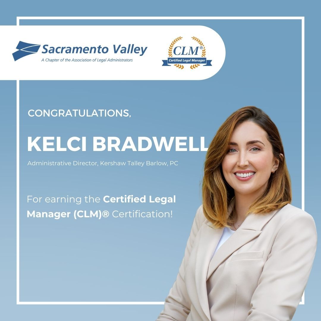 ALASacValley's tweet photo. Congrats to SVALA board member Kelci Bradwell on earning her CLM certification! 🎉 This achievement showcases her dedication and expertise in legal management. We’re so proud of her!

Learn more about the CLM exam here: https://t.co/gegJeRDDOu

#SVALA #LegalManagement #CLM https://t.co/Je6D3whUDt