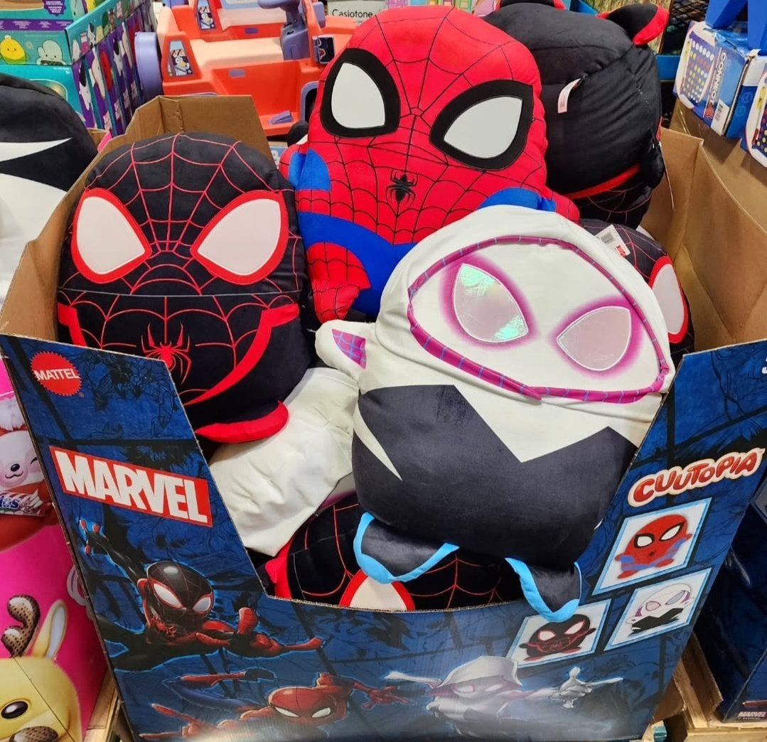 LVFunkoholics's tweet photo. Spotted @Costco Marvel Cuutopia.

#marvel #milesmorales #spiderman #cuutopia #Costco #plush #costcodeals https://t.co/JYw7JFevMa