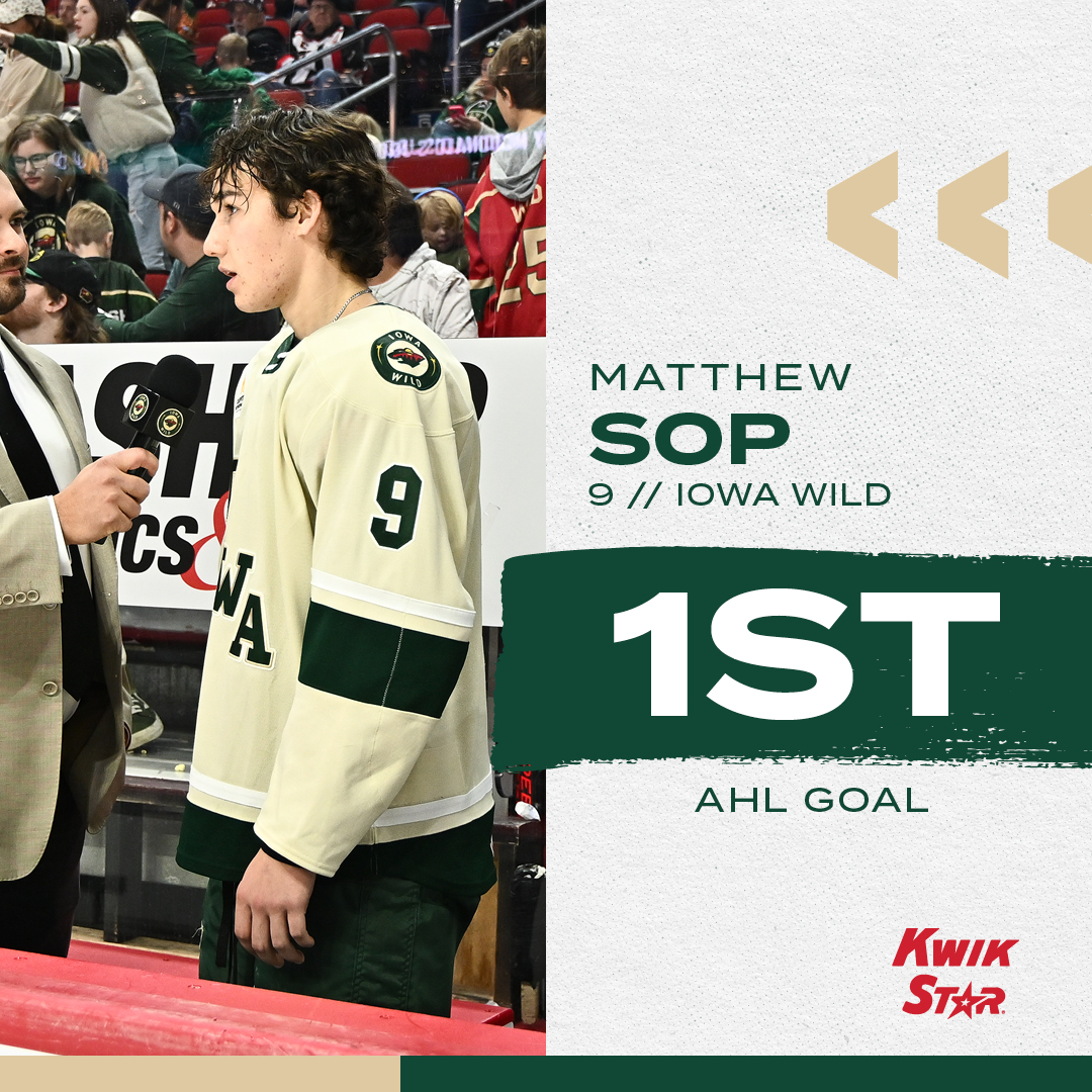 Congratulations to Matthew Sop on his first <a href="/TheAHL/">American Hockey League</a> goal!
#ItStartsInDSM