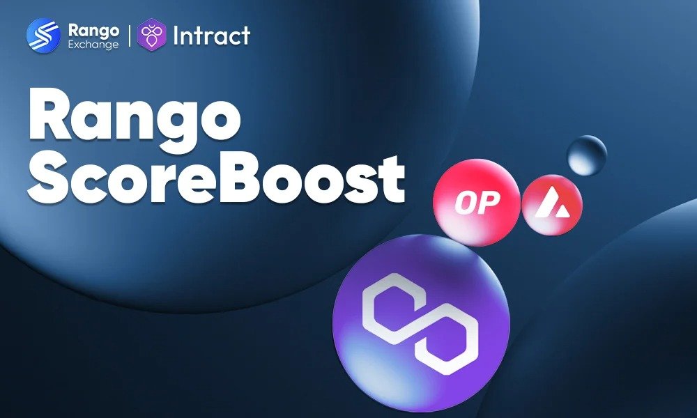 Week 5 of Rango ScoreBoost is now live!

🎯 3 Chains: Optimism, Avalanche, Polygon
🎁 Rewards: Exclusive NFTs

Get started with Rango’s latest campaigns on Intract NOW link.intract.io/xvXuPn