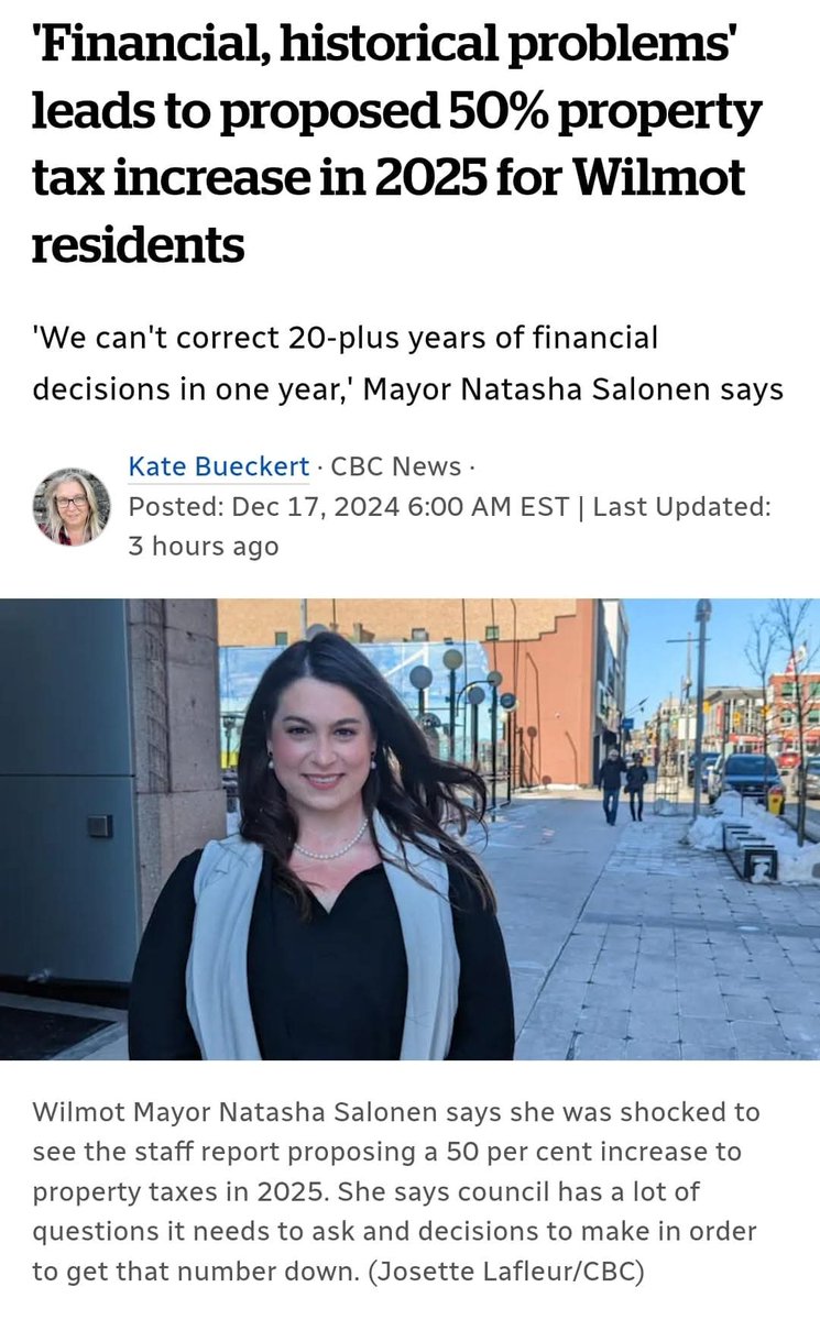 She wouldn't have been "shocked" if she'd been paying attention when Jenn, Angie and I talked about the millions of dollars in infrastructure deficit that we'd inherited from previous councils.