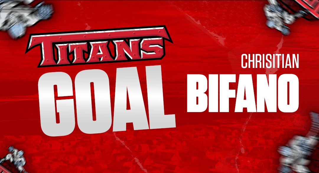 NAHLTitans's tweet photo. 16:25 | 2-1 NJT | HIS FIRST IN THE NAHL! 🚨CHRISTIAN BIFANO🚨
🍎 Friedman https://t.co/ME6ZopnurG