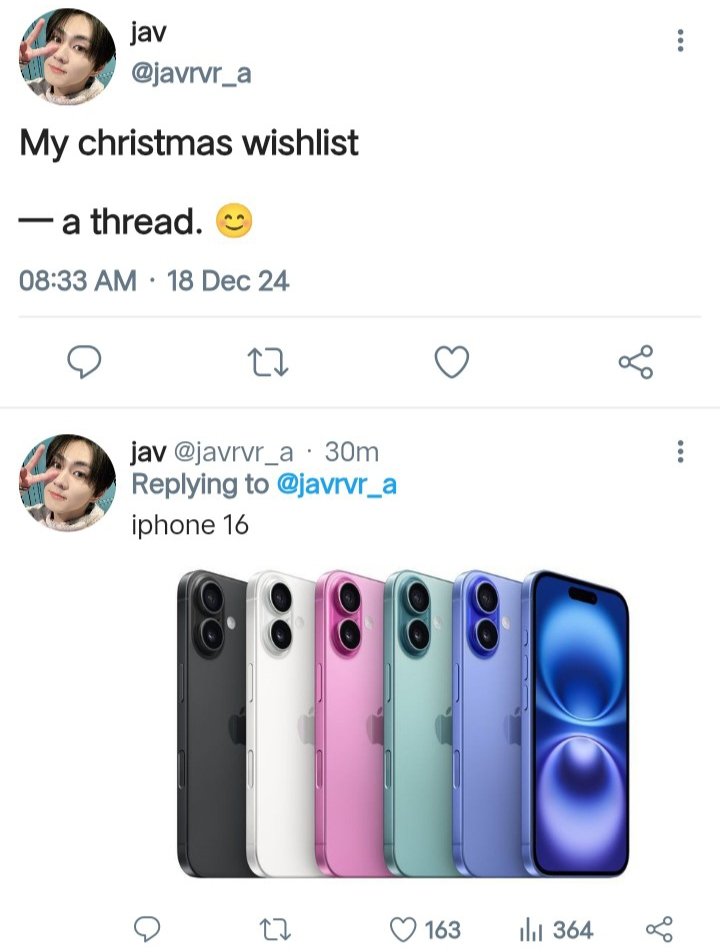 hazewonz's tweet photo. — christmas wishlist

#jaywon one tweet au https://t.co/93QrG5kgoq