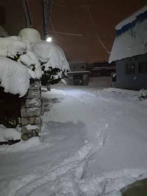 雪凍寒眠疲 