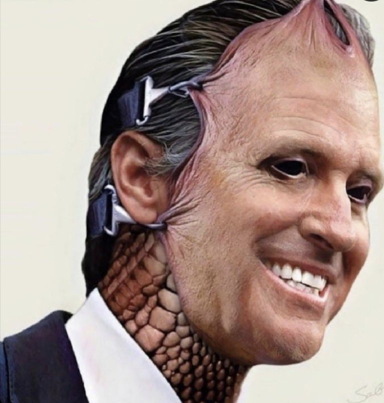 echoreflection's tweet photo. #GavinGruesome is a #liar and a #fraud /#LizardPerson .... #DemocratsDividingAndDestroyingAmerica https://t.co/WeajXQY2B2