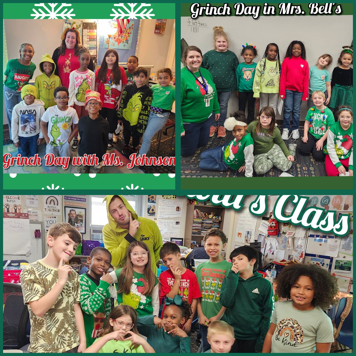 CJschaffer2's tweet photo. Grinch Day was fun today! https://t.co/3XLKw8rtI7