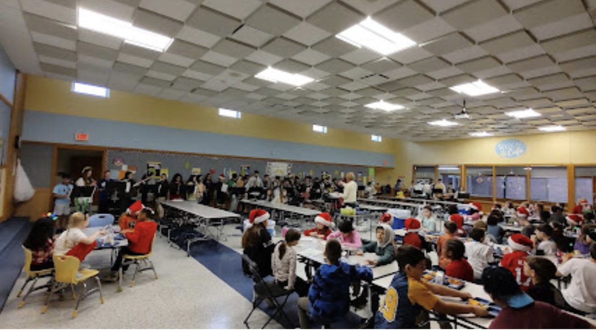 Our <a href="/CamillusMiddle/">Camillus Middle</a> band spread some holiday cheer. 8th graders went to Stonehenge and OR. Our 7th graders got to play at East Hill lunchtimes. Both grades got some Wildcat Pizza for lunch. Thank you to <a href="/WGbandborsz/">Greg Borsz</a> &amp; Mr Dimmel for your help making this happen! <a href="/WGFineArts/">West Genesee Fine Arts</a>