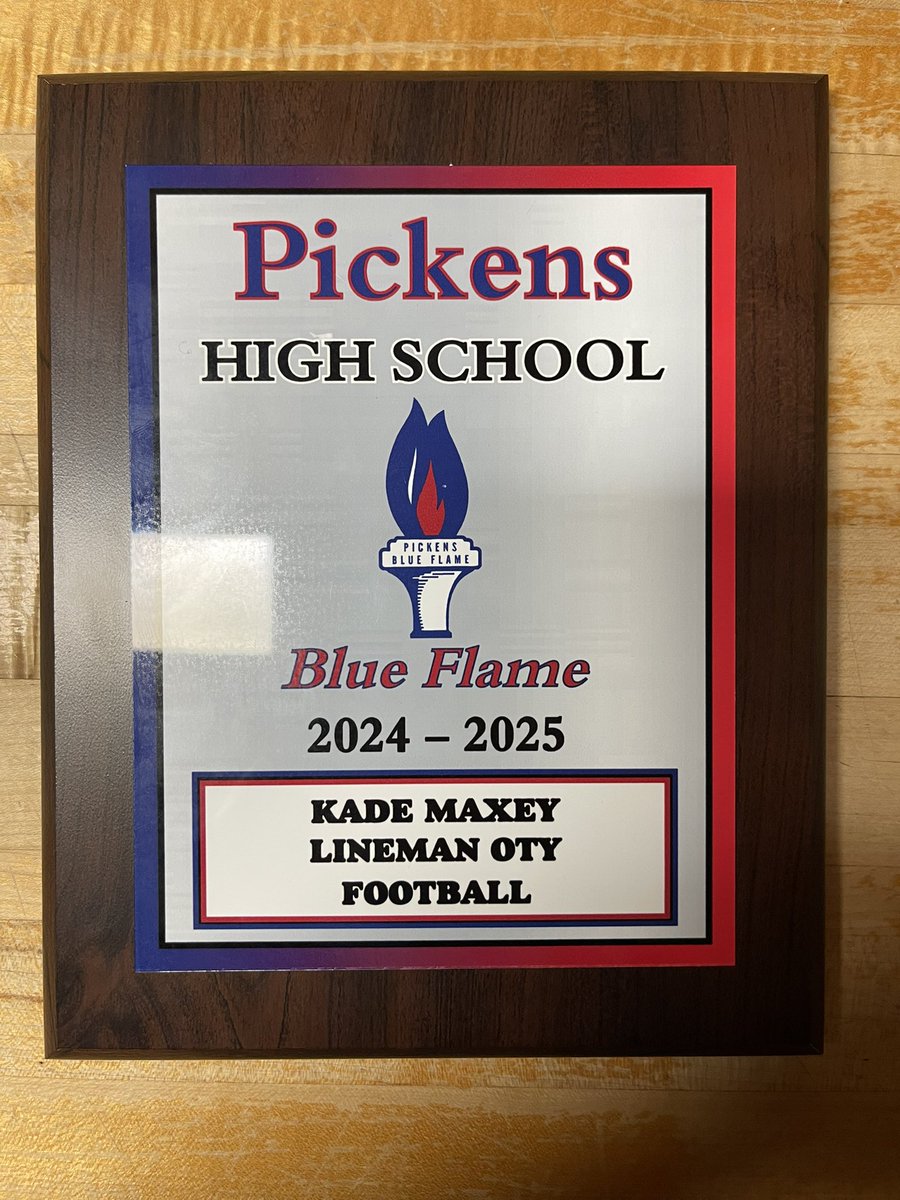 ⭐️Kade Maxey⭐️ (@kademaxey25) on Twitter photo I was blessed tonight to be chosen as lineman of the year by <a href="/BlueFlameFB/">Pickens Football</a> <a href="/CoachJReynolds/">James Reynolds</a> it is most certainly an honor
<a href="/BlazeBarista/">Coach Blaze Barista</a> <a href="/CoachRAPinilla/">TweetMasterP</a> <a href="/CoachGenoWR/">Nolan Genovese</a> <a href="/CoachLSmitty/">Liam Smith</a> <a href="/Coach_Doolittle/">Mitch Doolittle</a> <a href="/CoachBishop62/">Kyle Bishop</a> <a href="/train0187/">TRAINBUILT PERFORMANCE</a> <a href="/CoachTerryAnton/">Coach Anton</a> <a href="/shapboyd26/">Shap Boyd</a> I was blessed tonight to be chosen as lineman of the year by <a href="/BlueFlameFB/">Pickens Football</a> <a href="/CoachJReynolds/">James Reynolds</a> it is most certainly an honor
<a href="/BlazeBarista/">Coach Blaze Barista</a> <a href="/CoachRAPinilla/">TweetMasterP</a> <a href="/CoachGenoWR/">Nolan Genovese</a> <a href="/CoachLSmitty/">Liam Smith</a> <a href="/Coach_Doolittle/">Mitch Doolittle</a> <a href="/CoachBishop62/">Kyle Bishop</a> <a href="/train0187/">TRAINBUILT PERFORMANCE</a> <a href="/CoachTerryAnton/">Coach Anton</a> <a href="/shapboyd26/">Shap Boyd</a>