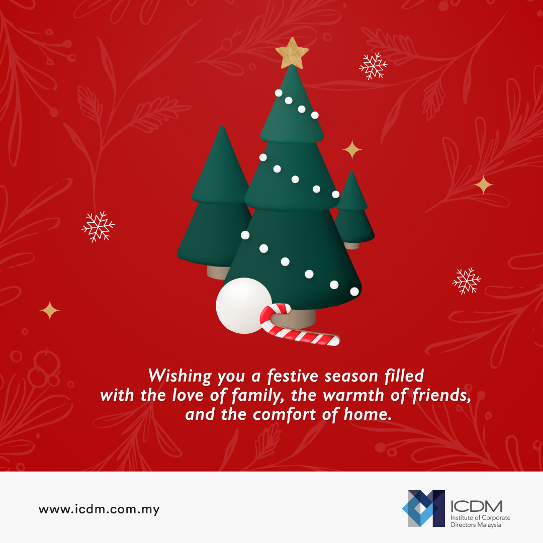 ICDMalaysia's tweet image. #ICDM would like to wish our employees, clients, stakeholders, members, faculty and partners a #MerryChristmas and #HappyNewYear. Thank you for your hard work and perseverance. Enjoy the festive season with rest, joy, and loved ones!
