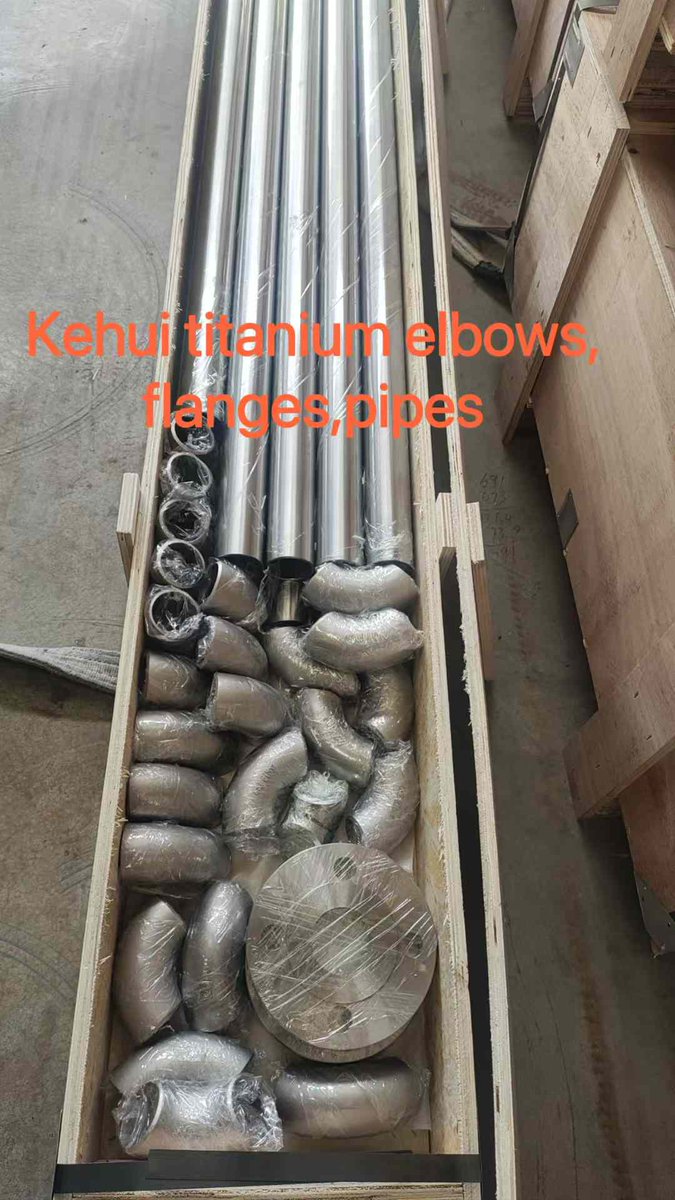 joycechen1934's tweet image. Titanium pipe fitting are ready to delivery.
Baoji Kehui Titanium Industry Co.,Ltd. specializes in supplying various grades of titanium alloy products. #TitaniumElbow #TitaniumPipe #TitaniumTee #StubEnds #TitaniumBolt #TitaniumFastener #Flanges