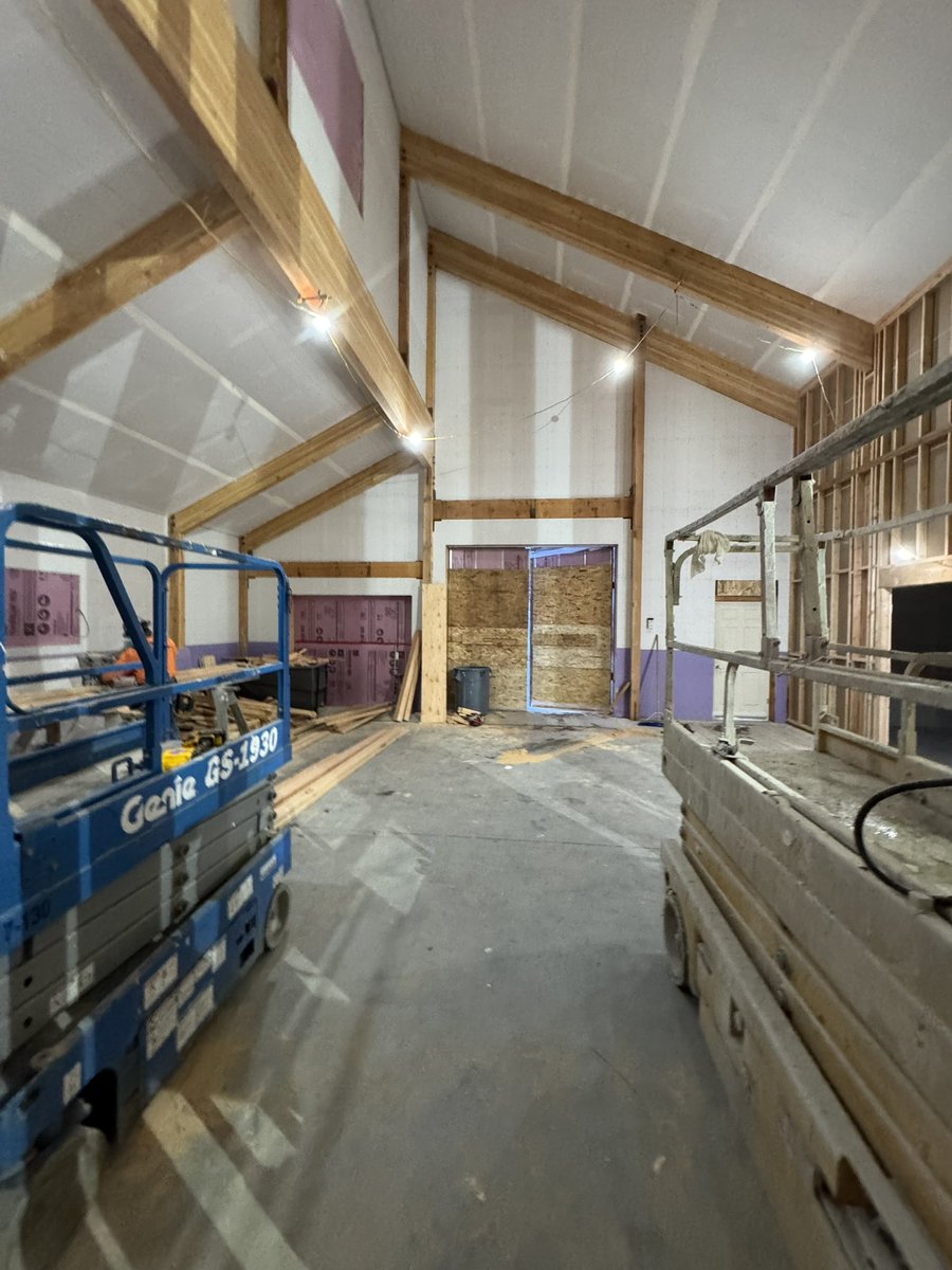 Photos of the new building at the #permafrosttunnel It is going to be an  amazing facility.