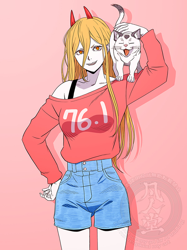 #見た人も無言で角が生えたキャラを貼る 