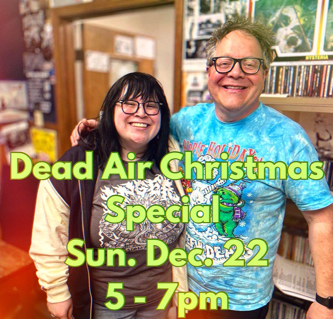 TheMellowMatt's tweet image. Cassidy and I are hitting the airwaves this Sunday for a very special Dead Air on D93! Join us as we continue the Christmas tradition and play some of our favorite holiday jams! We’ll be on usual Dead Air time, 5-7pm! 
.
#deadairradioshow 
#D93
#mellowmatts
#christmasjams