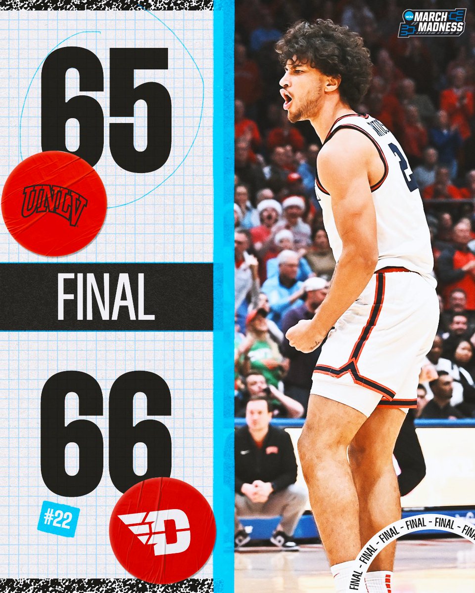 NO. 22 DAYTON ESCAPES 🤯

A late winner from Malachi Smith lifts the Flyers over UNLV at home 🔥