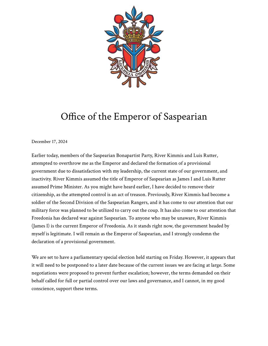 Saspearian Gov. tweet media