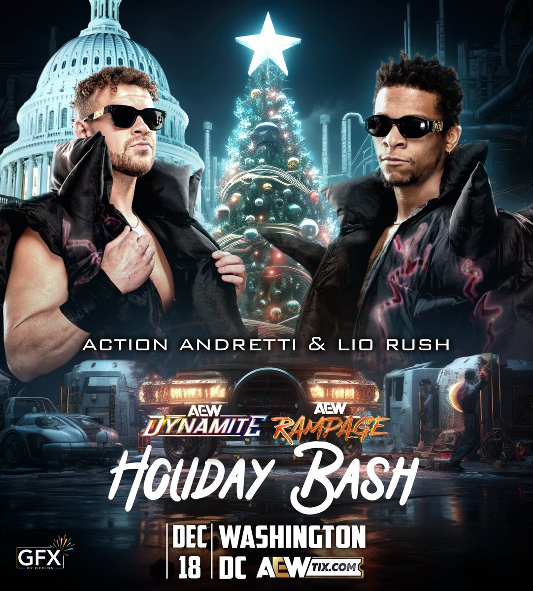 DC! Tomorrow we in the building 😎😎

Get your 🎟️ on AEWTIX.com 
#AEWDynamite #AEWRampage