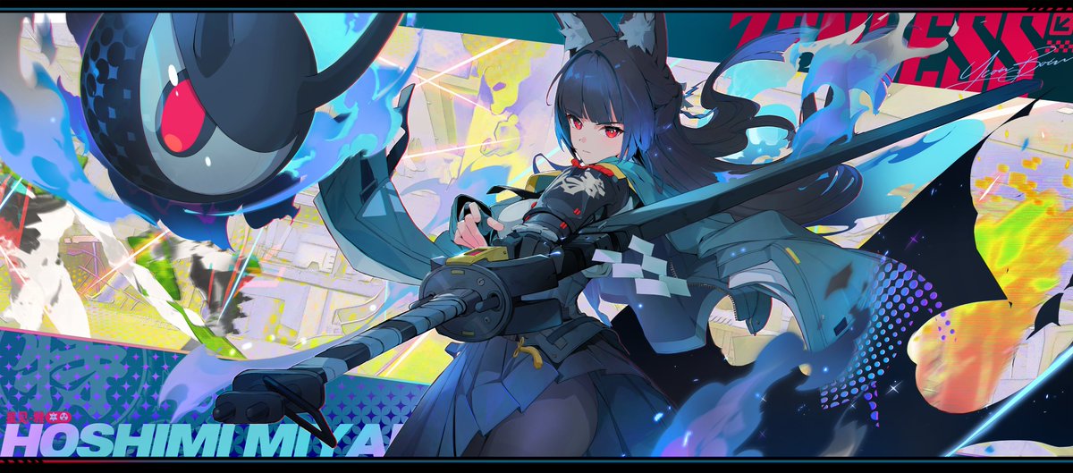 雅 、めっちゃ待ったよ🥰💙💜
 #zzzero  #ゼンゼロ #星见雅 #Miyabi