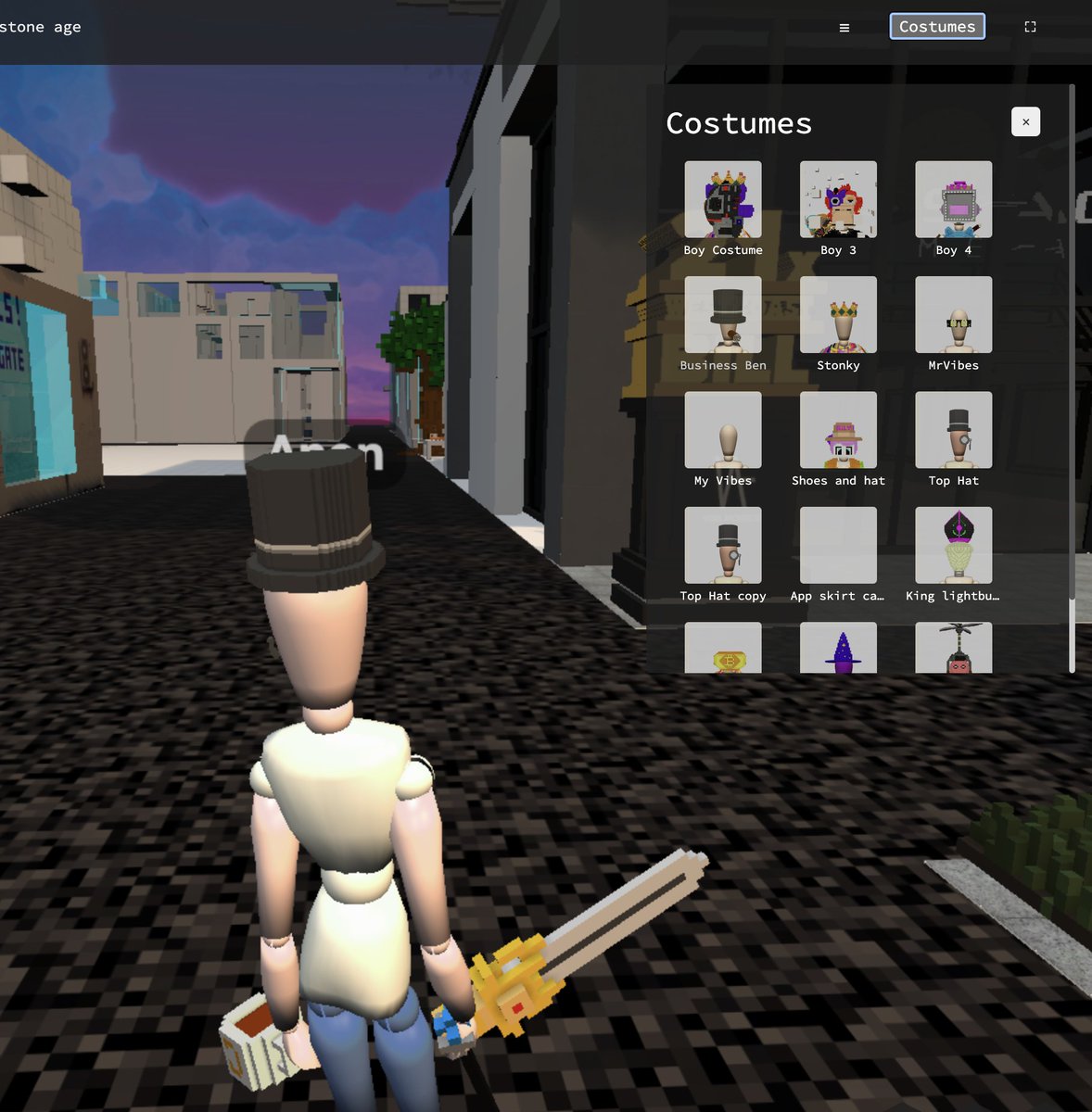 cryptovoxels's tweet photo. 🎉 It’s here! Say hello to the new Costume Chooser—your gateway to all your favorite outfits 👗🕺✨ PLUS, we’ve added some fun free costumes to kick things up a notch! 🪄 

Time to dress up and stand out! 🚀 https://t.co/DLgTdPH7Yd